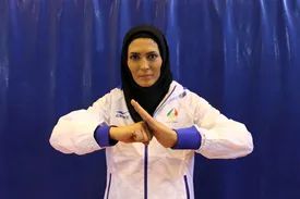 مشکل سفر الهه منصوریان حل شد | ووشوکار عنوان‌دار در راه چین