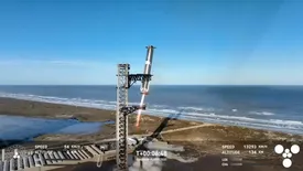 موشک غول پیکر استارشیپ در آسمان منفجر شد