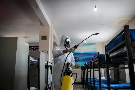 اقدامات پیشگیری از شیوع کرونا در پادگان های ارتش/عکس:محمدرضا عباسی