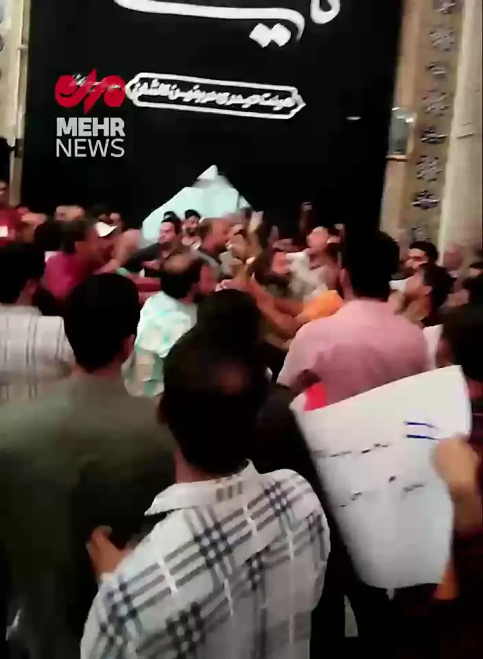 درگیری در سخنرانی ظریف / فیلم