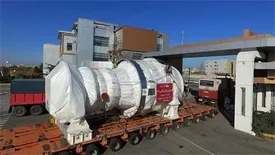 ارسال توربین گاز کلاس F گروه مپنا به نیروگاه سیکل ترکیبی سهند