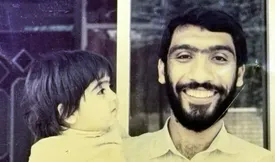 تصویری از جوانی پورمحمدی به همراه دخترش/ عکس