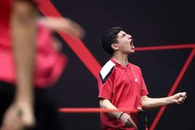 شاهکار پسر ۱۶ساله ایرانی مقابل نفر دوم پینگ پنگ جهان