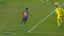 خلاصه بازی جذاب و تماشایی بارسلونا4/ دورتموند0/ ببینید