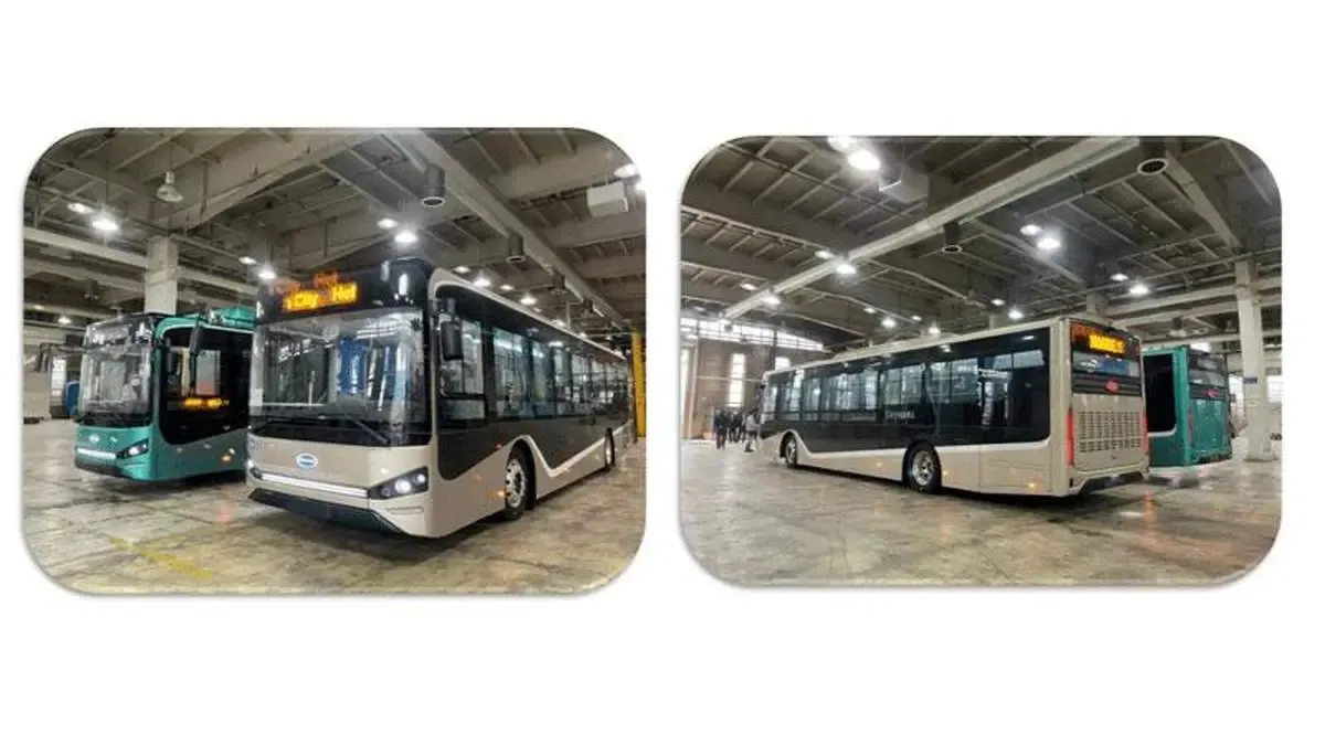 نخستین نمایش عمومی اتوبوس‌های برقی و دیزلی سایپادیزل