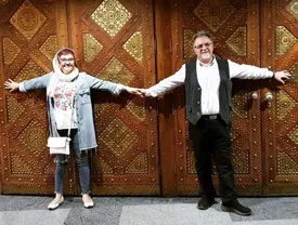 تصاویر عاشقانه آناهیتا همتی در کنار همسرش/ عکس