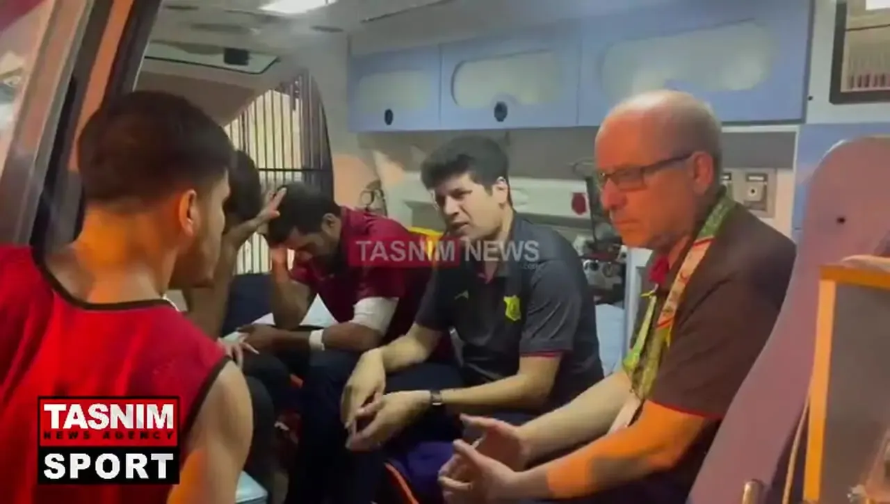 کاپیتان صنعت نفت با یک اقدام عجیب  راهی بیمارستان شد/ ببینید