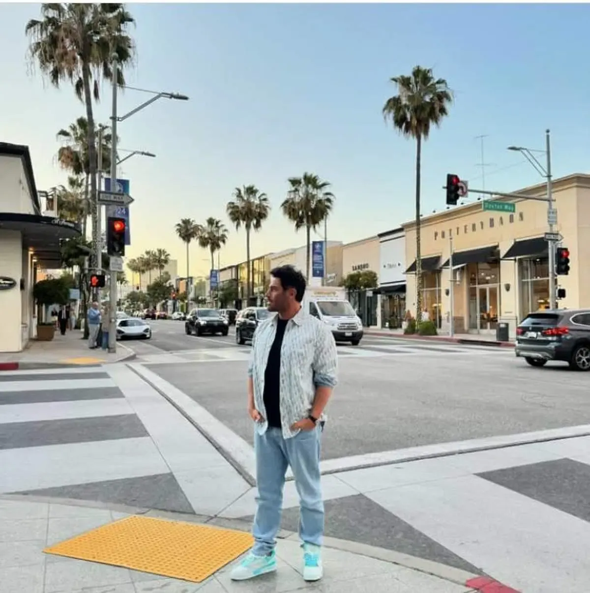 فخرفروشی محمدرضا گلزار در آمریکا!/ فیلم