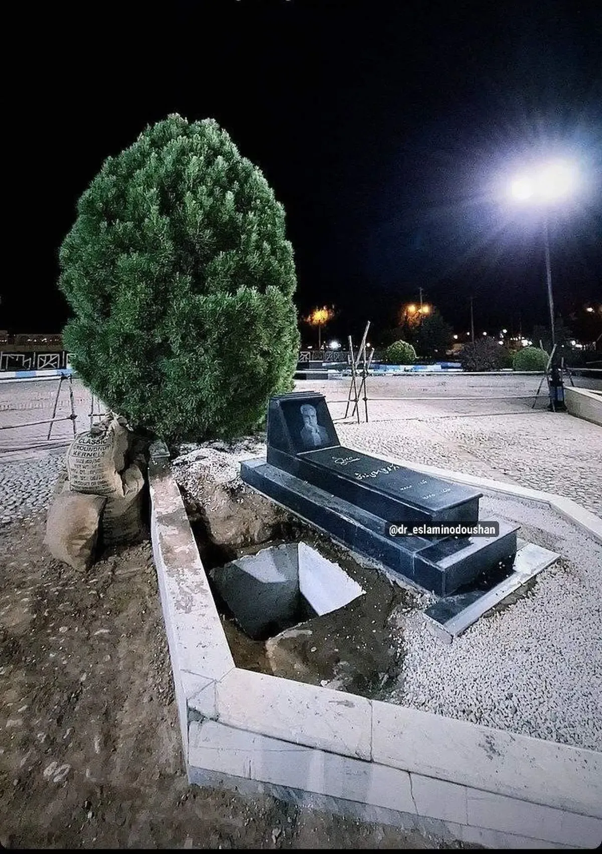 اسلامی ندوشن، در جوار عطار و خیام آرمید