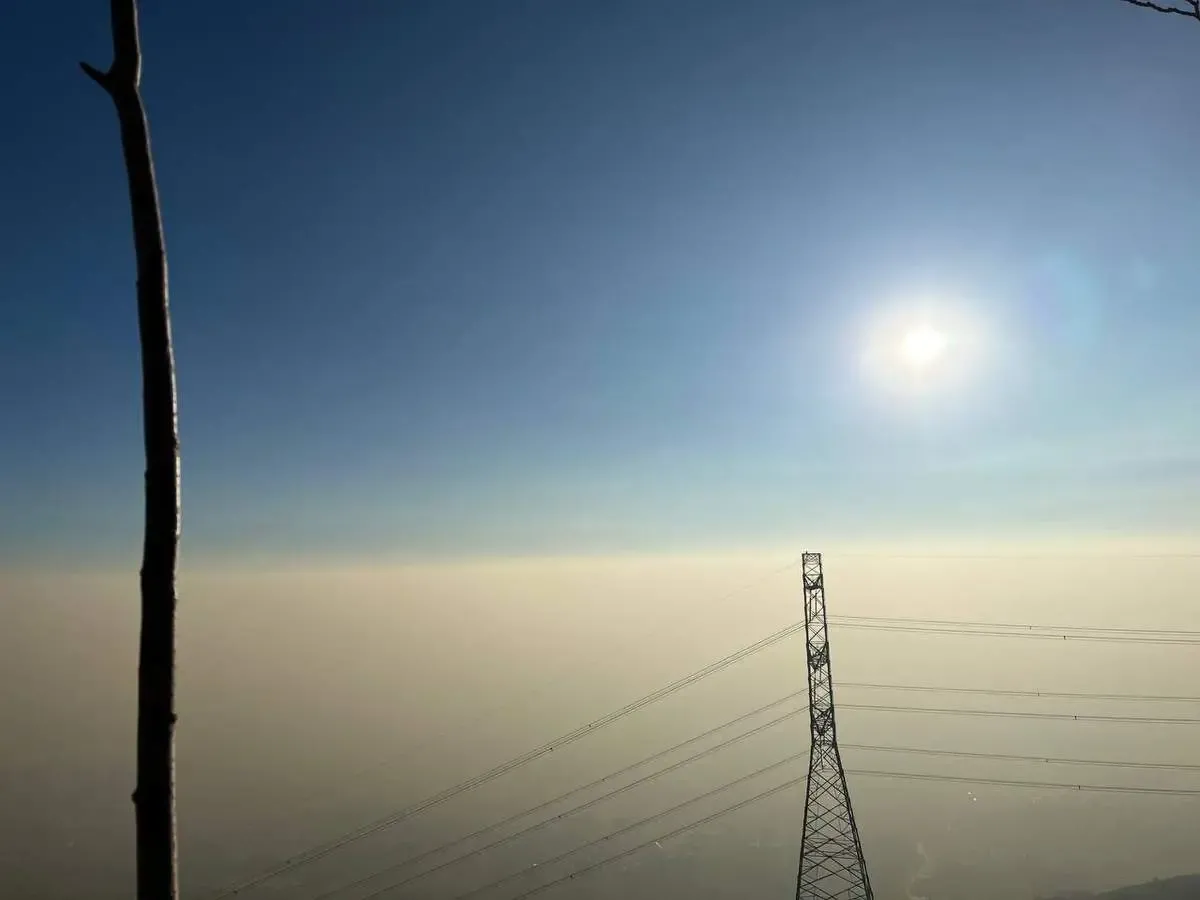 تهران در حجم آلودگی هوا محو شد!