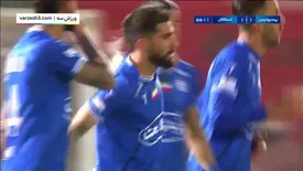گل اول استقلال به پرسپولیس/ فیلم