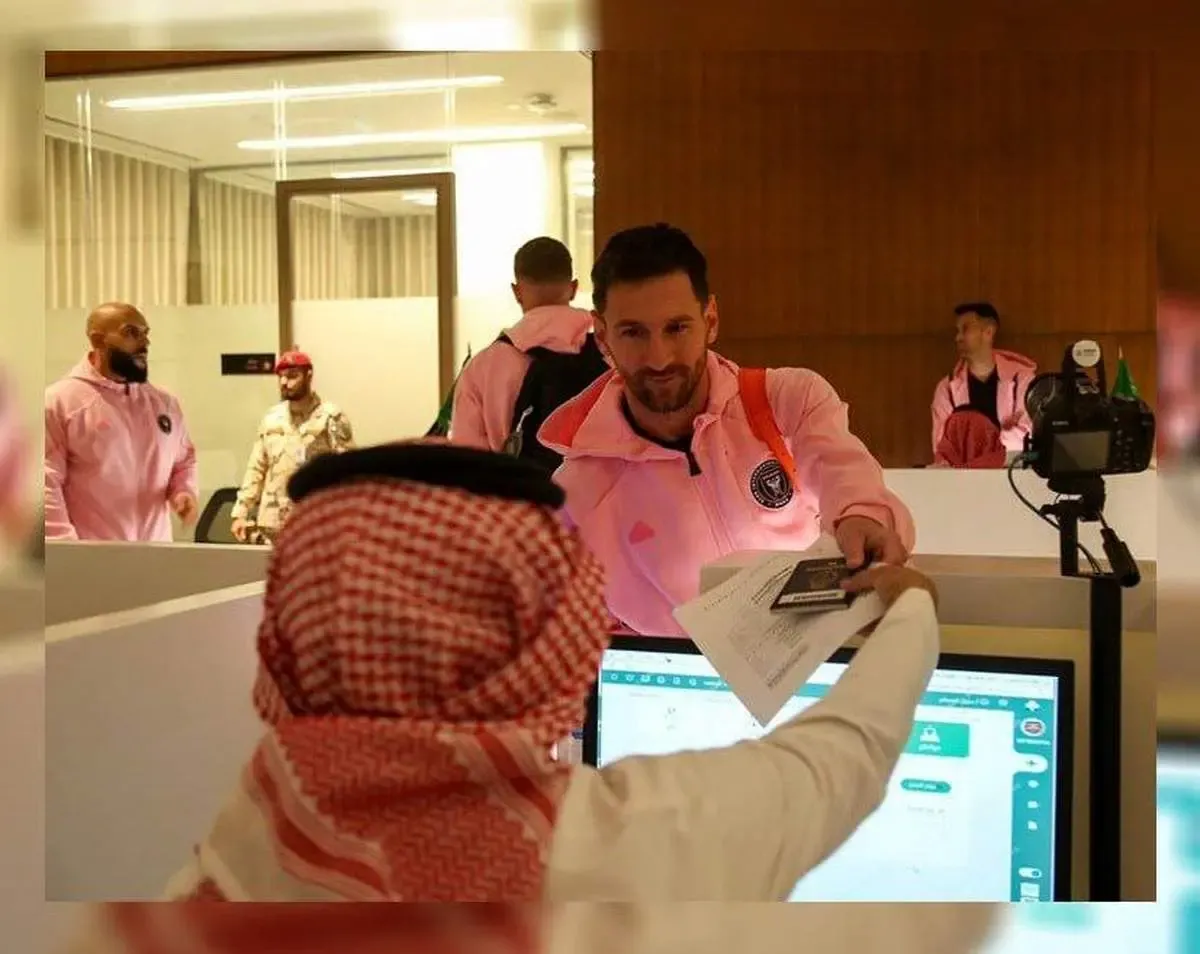 مسی با این عکس در عربستان سوژه شد