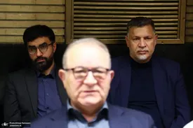 علی دایی با کت و شلوار رسمی در مراسم ختم/ تصاویر