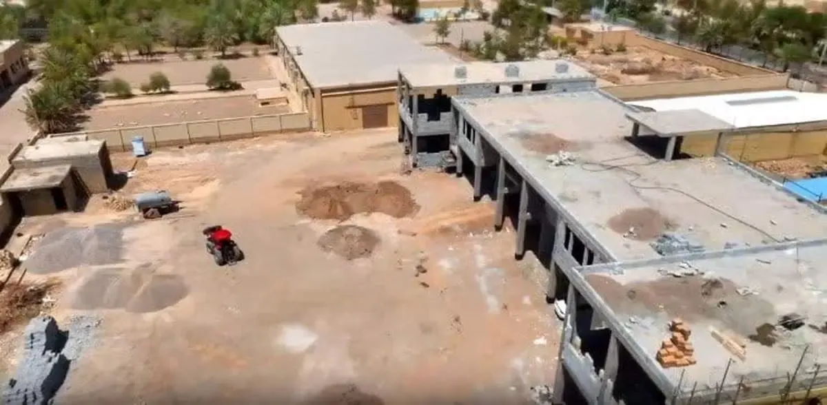 روند پیشرفت تکمیل مدارس ۱۲ و ۱۵ کلاسۀ چادرملو با ظرفیت ۸۰۰ دانش‌آموز