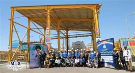 بهره برداری از طرح بازوهای بارگیری آمونیاک مایع مجتمع صنایع پتروشیمی مسجدسلیمان