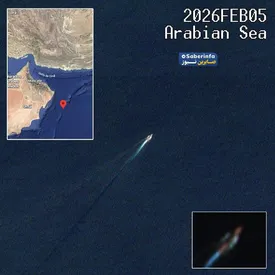 ناو هواپیمابر آبراهام لینکلن به مرزهای ایران نزدیک‌تر شد؟/ آخرین تصاویر