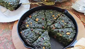 طرز تهیه کوکو سبزی و سیب زمینی دو رنگ برای ۶ نفر/ ببینید
