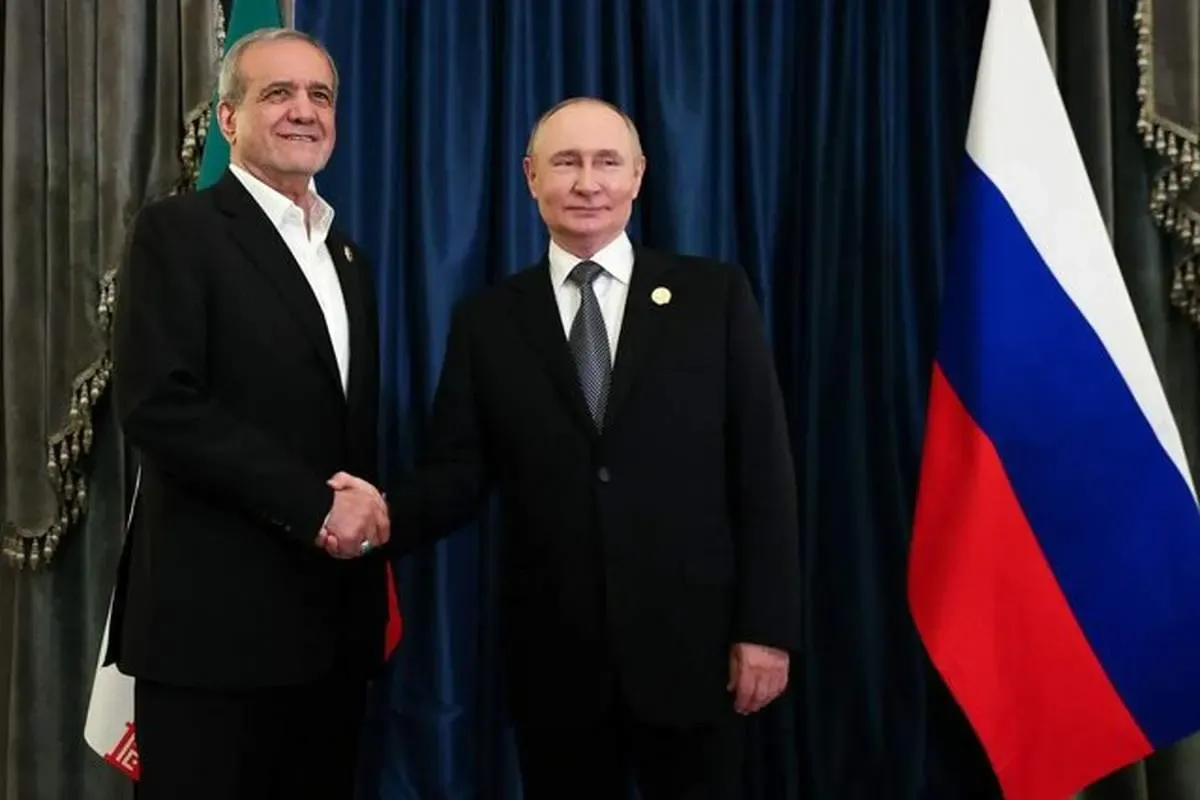 پزشکیان و پوتین دیدار کردند/ پوتین: سلام من را به رهبر معظم انقلاب برسانید