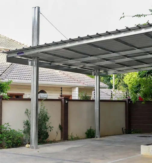 نصب سایبان فلزی پارکینگ در تهران