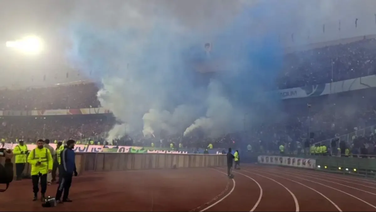 صحنه عجیب از  ورزشگاه آزادی مخابره شد!/ عکس