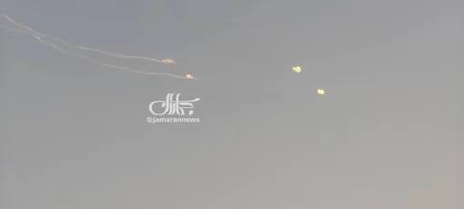 تصویر منتشر شده از شلیک موشک در سواحل جنوبی ایران/ عکس