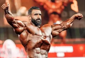 رونمایی هادی چوپان از هیکل جدیدش برای مستر المپیا/ فیلم