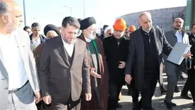 افتتاح مجتمع فولاد بافق با مشارکت بانک ملت و با حضور رییس جمهوری