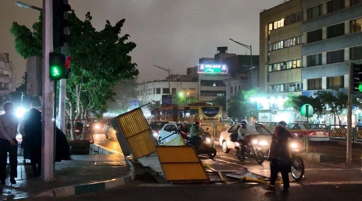 طوفان جان هموطن تهرانی را گرفت