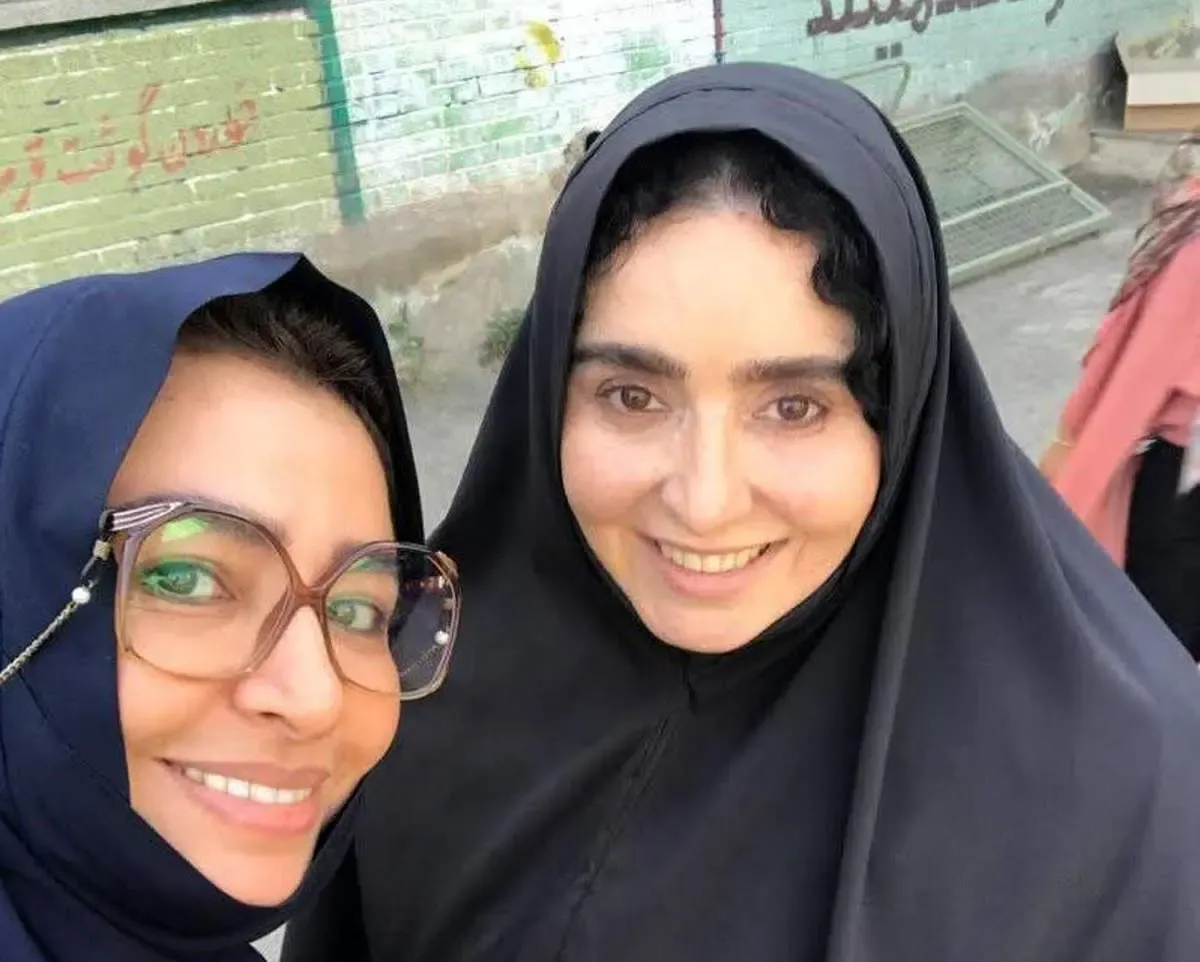 گریم بسیار متفاوت ژاله صامتی و مه لقا باقری/ تصاویر