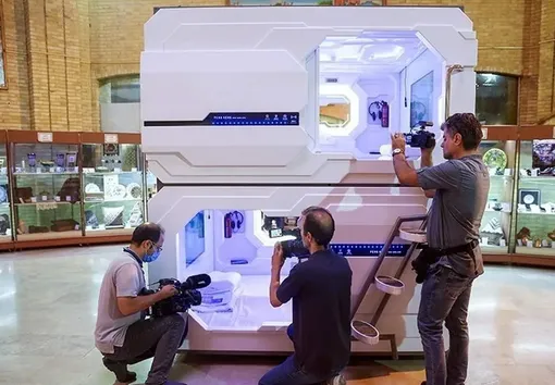 رونمایی از نخستین هتل کپسولی ایران /عکس: ناصر جعفری