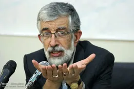 ترک سالن هنگام سخنرانی حدادعادل/ تشویق شهرام ناظری