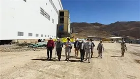 بازدید مدیرعامل شرکت مس از دو طرح مهم تولید کنسانتره مس