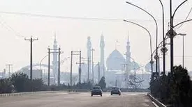 آلودگی هوا یک مدیر قمی را حبس کرد