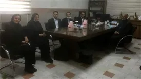 رئیس شعبه مرکزی کرج با رئیس کانون بازنشستگان استان البرز دیدار کرد