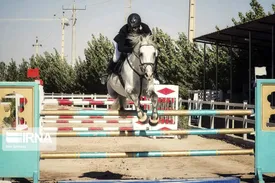 حبیبی قهرمان مسابقات پرش با اسب قهرمانی کشور شد