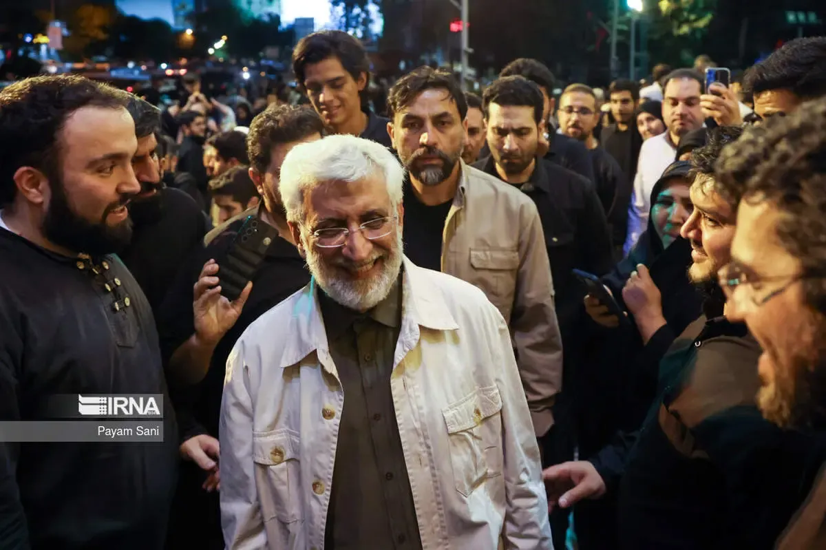 حضور سعید جلیلی و برادر صدا و سیمایی او در یک مراسم/عکس