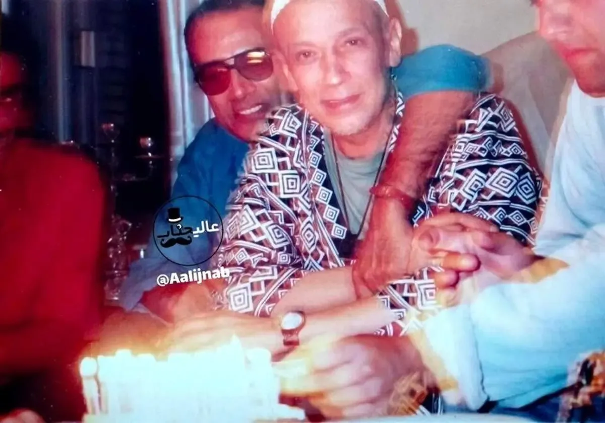 ببینید | عکس کمتر دیده شده از جشن تولد علی حاتمی و عباس کیارستمی