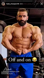 عکس/ آماده‌ترین هیکل هادی چوپان را ببینید