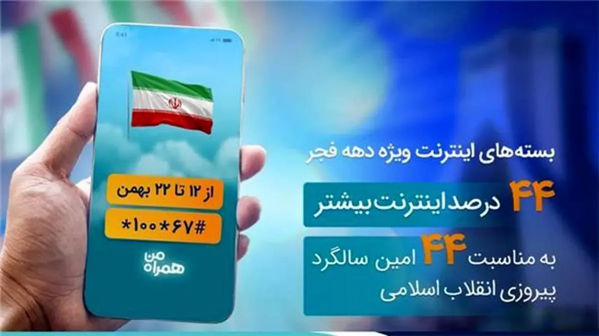 رونمایی همراه اول از بسته‌های اینترنت ویژه دهه فجر