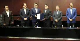 مراسم معارفه ‌و تکریم مدیرعامل هلدینگ بهپویان هوشمند امید برگزار شد