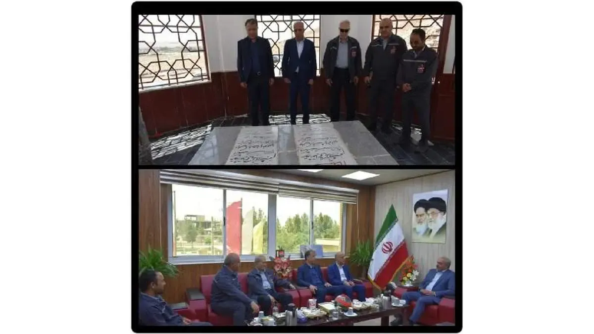 حضور مدیرعامل مجتمع اپال پارسیان در مزار شهدای گمنام