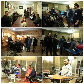 برپایی نمایشگاه نوروزی  دستاوردهای توان یابان در پیاده راه خیابان آتش نشان