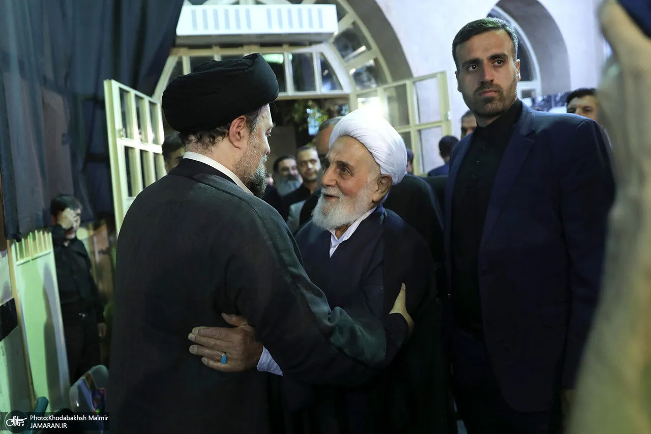 حداد عادل - حسن خمینی - ناطق نوری