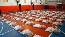 هفتمین مرحله توزیع کمک های مومنانه کارکنان بانک ملی ایران