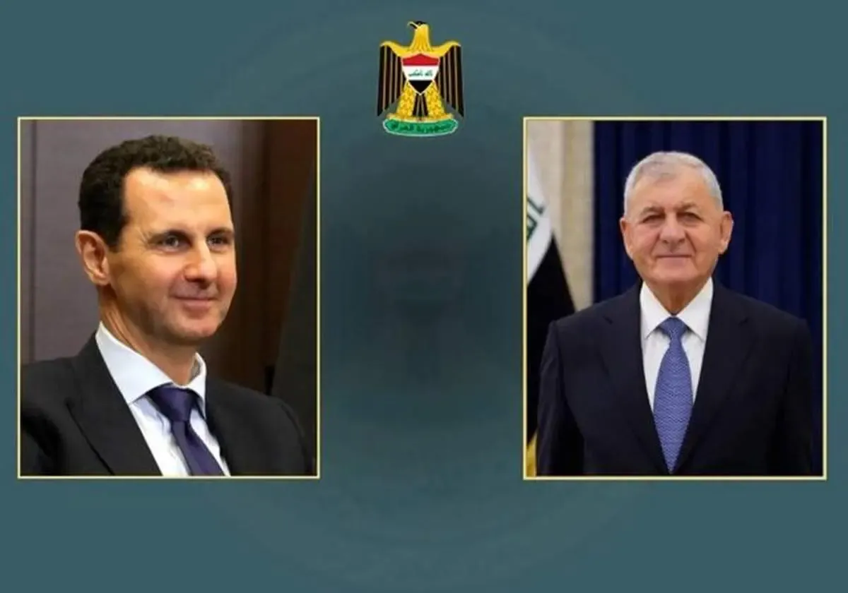 رایزنی تلفنی رؤسای جمهور عراق و سوریه