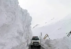 سقوط بهمن سنگین در این نقطه از کردستان