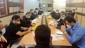 جلسه مدیران با حضور مدیر عامل فولاد اکسین خوزستان برگزار شد