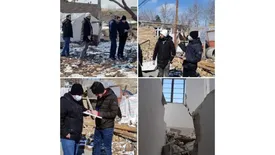 حضور تیم ارزیابی خسارت بیمه میهن در مناطق زلزله زده شهرستان خوی