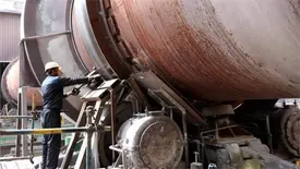 اجرای موفقیت‌آمیز تعمیرات اساسی هم‌زمان دو كوره دوار واحد آهك‌سازی