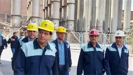 بازدید مدیرعامل ذوب آهن اصفهان از تعمیرات کارگاه اکسیژن شرکت